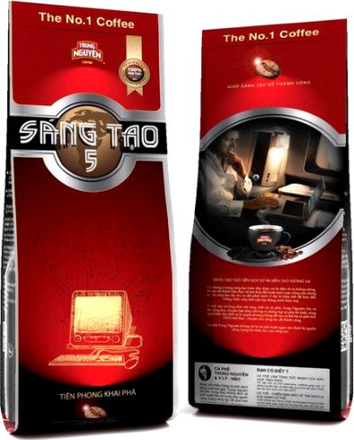 Trung Nguyen Kawa mielona Sang Tao 5, 340g - Trung Nguyen uniwersalny