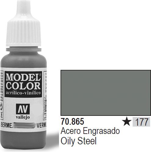 Vallejo Farba Nr177 Oily Steel 17ml - 70865