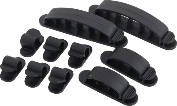 Organizer LogiLink Uchwyt Czarny 10 sztuk (KAB0039)
