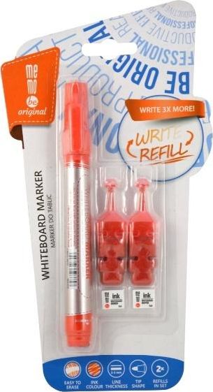 MemoBe Marker do tablic such. + 2 ampułki czerwony