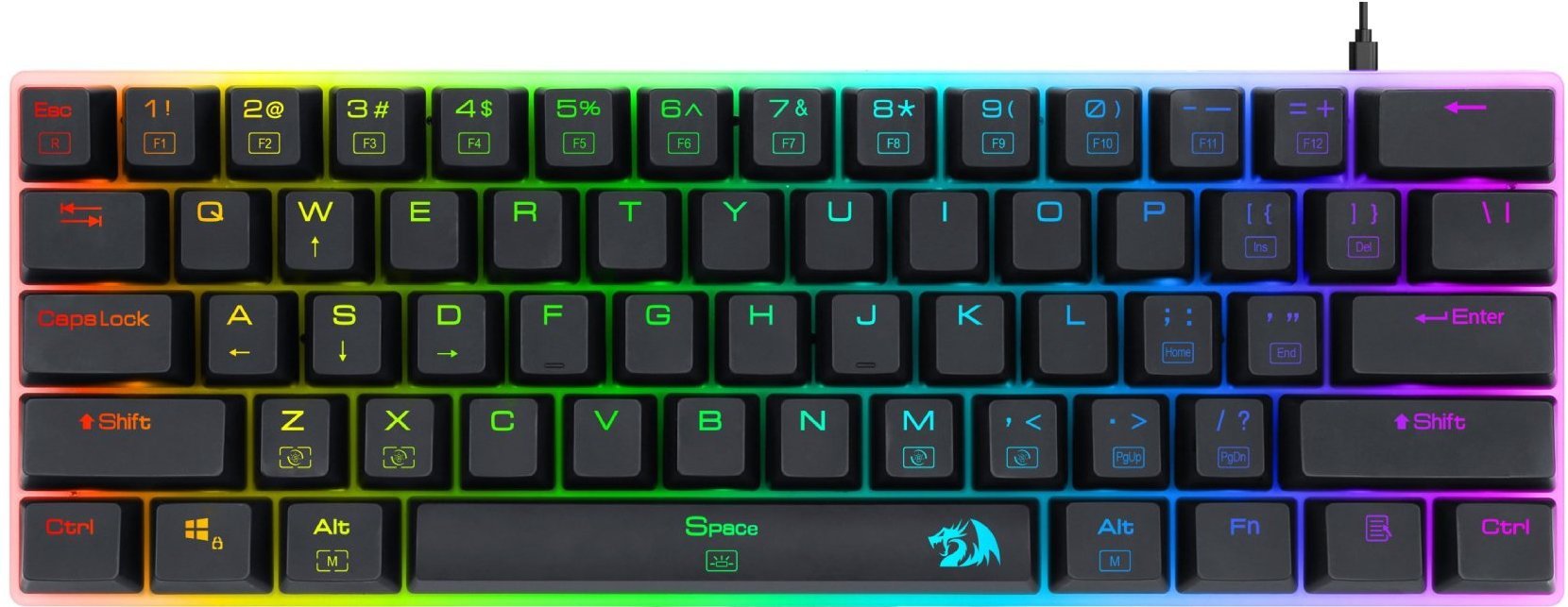 Klawiatura Redragon K605 Alien Redragon Red (Redragon K605 Alien)