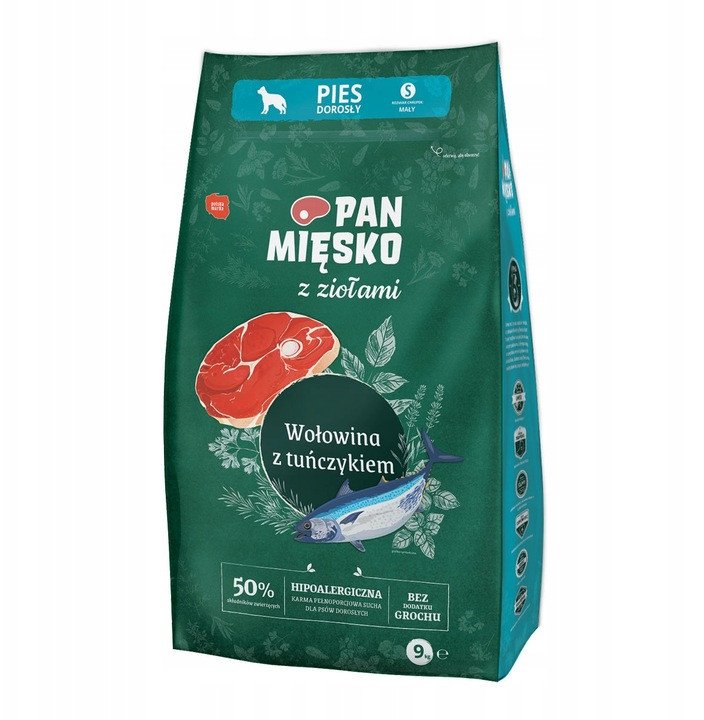 Pan Mięsko Wołowina z ziołami i tuńczykiem 3kg