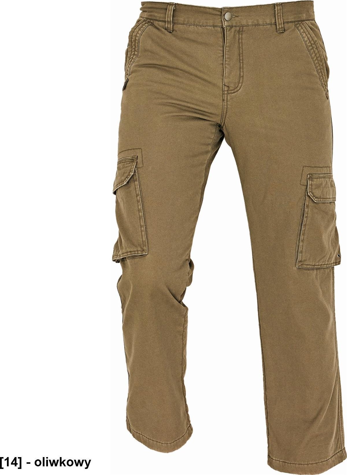CERVA RAHAN - spodnie - oliwkowy XXL