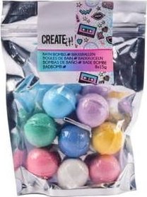 Create it! Zestaw mini kul do kąpieli dla dzieci 8 szt 6+ Mix Create it