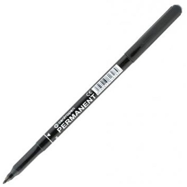 Centropen marker czarny permanentny (2536/12)