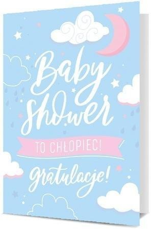 Pan Dragon KARNET B6 BABY SHOWER CHLOPIEC