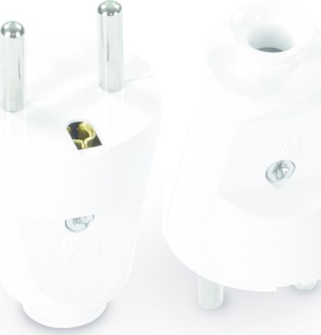 Volteo WTYCZKA PROSTA ROZBIERALNA 2P+Z, 16A, 250V BIAŁA