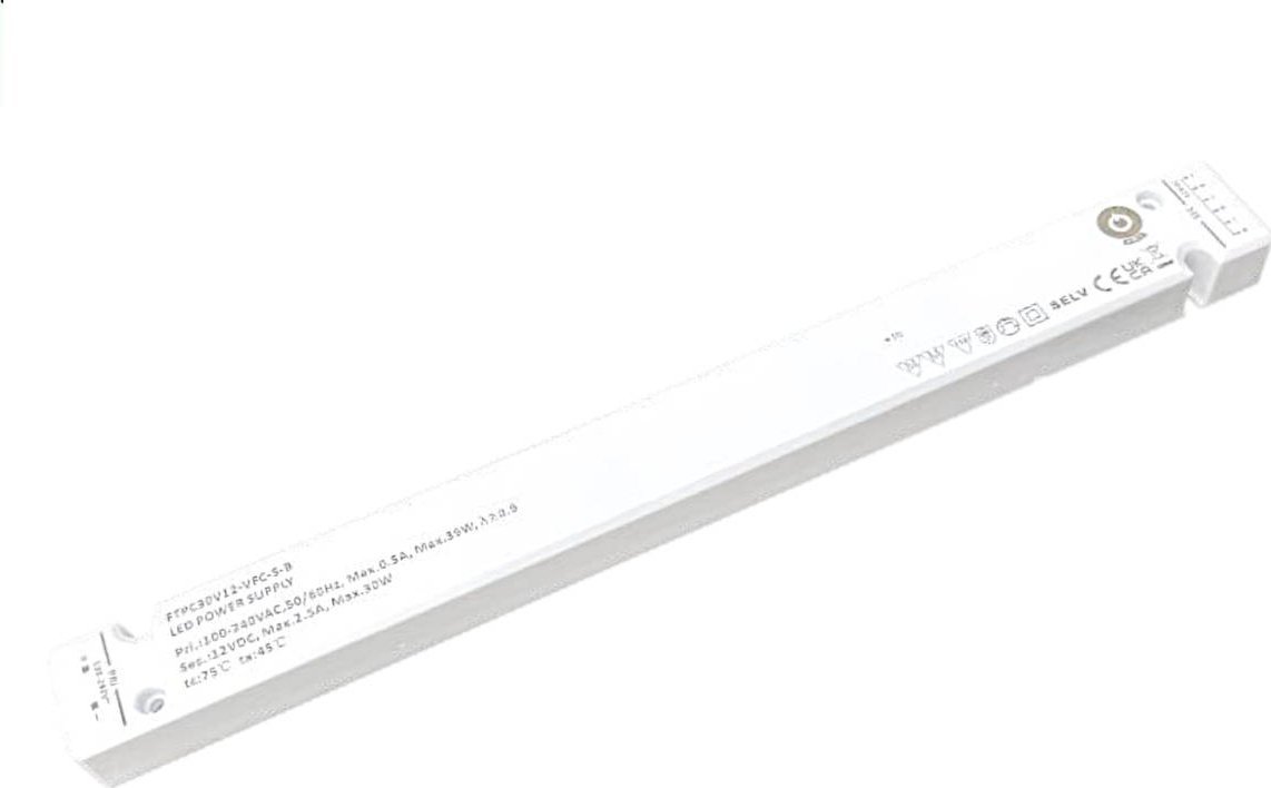 FTPC30V12-VFC-S-B: 12V/2.5A C8 input socket; output: connectors; built-in connectors, L813/L815 p...