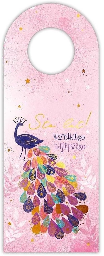 Zawieszka na butelkę - Paw