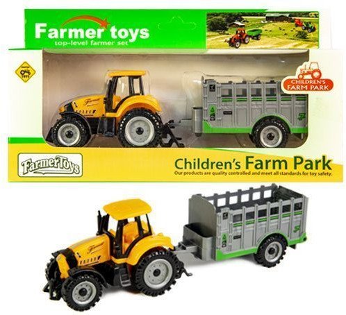 Traktor z przyczepą