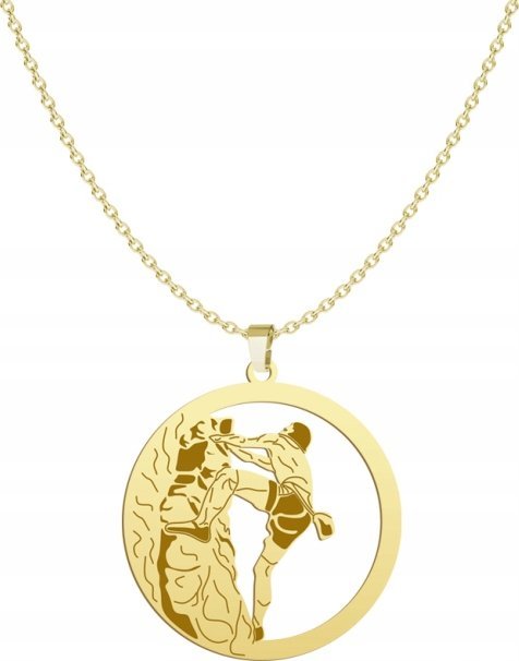 Radziszewska Jewellery Pozłacany Naszyjnik Wspinaczka górska GRAWER