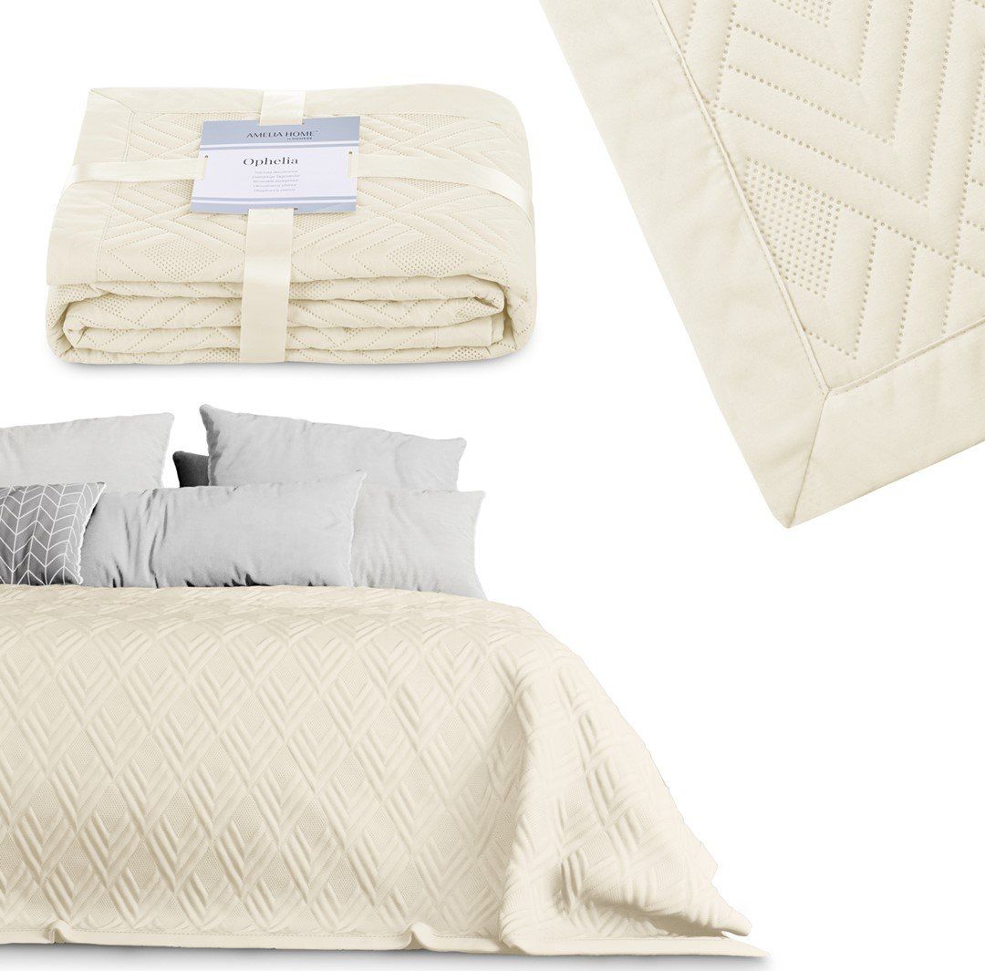 AmeliaHome BEDS/AH/OPHELIA/BEIGE/240x260