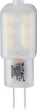 V-TAC Żarówka LED V-TAC SAMSUNG CHIP 1.1W G4 VT-201 3000K 100lm 5 Lat Gwarancji