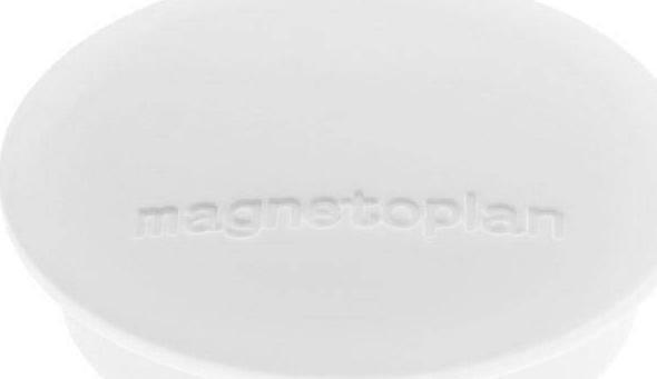 Magnetoplan Magnes do tablic, sredn. 34mm,j.op.10, udzwig 1300g,bialy