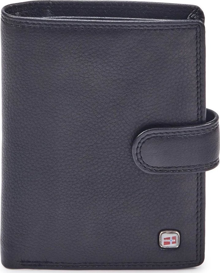 Nordee Zapinany duży męski portfel RFID z logo Nordee NoSize