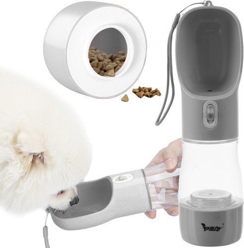 Purlov Butelka/ bidon z miską dla psa 21033