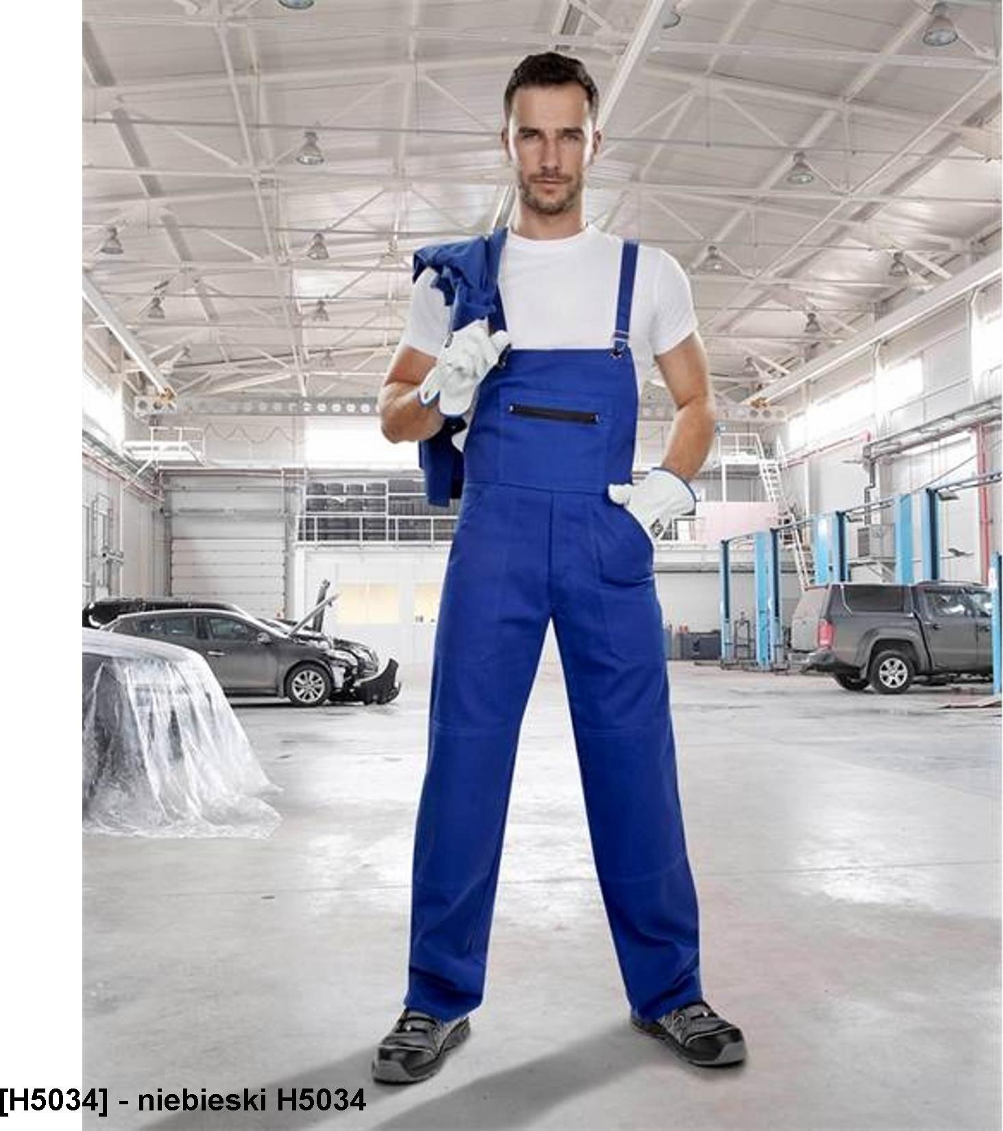 Ardon ARDON KLASIK - Spodnie ogrodniczki ARDONKLASIK niebieskie 50