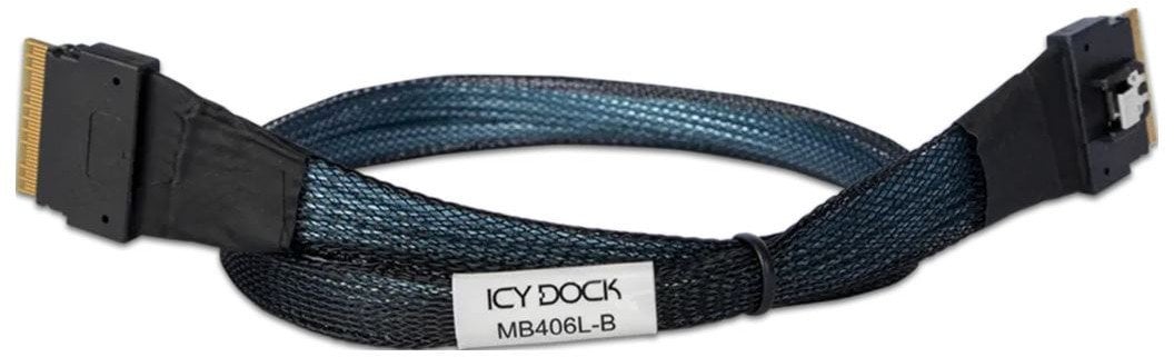 IcyDock SlimSAS SFF-8654 8i to SlimSAS SFF-8654 8i Cable