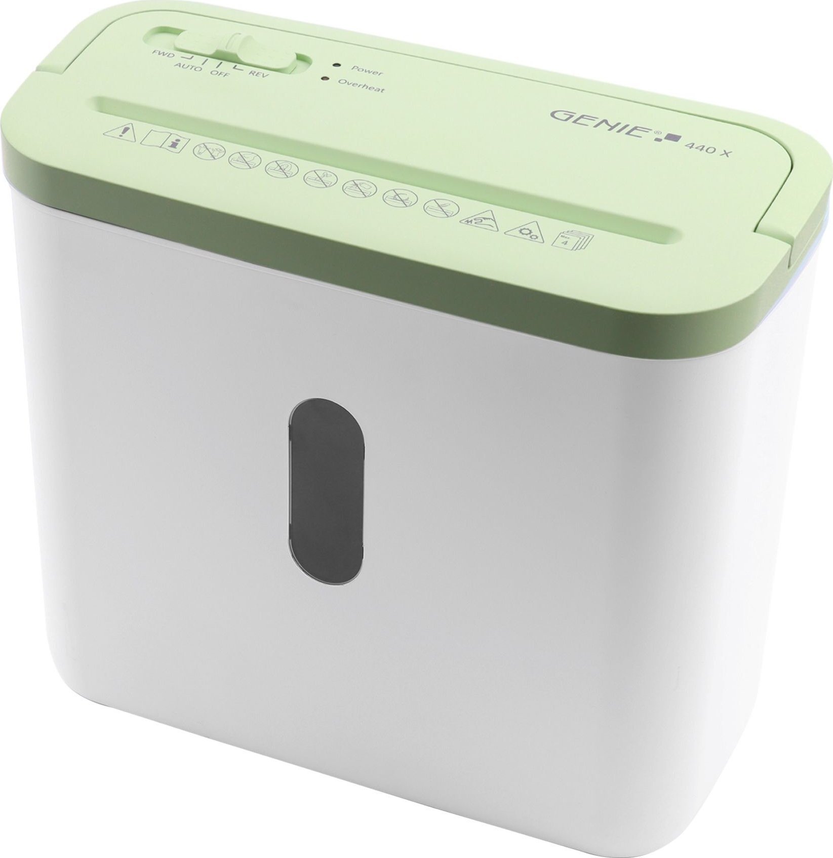 Niszczarka Genie GENIE Aktenvernichter 440 X GR weiß-grün