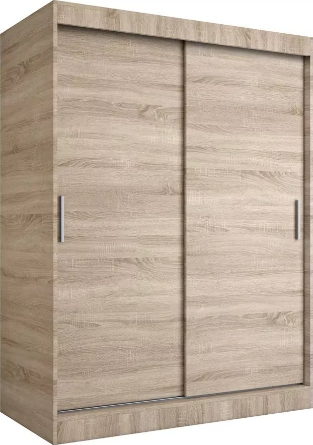 Elior Szafa przesuwna 150 cm dąb sonoma - Corina 4X