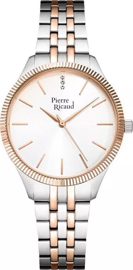 Zegarek damski Pierre Ricaud P23010.R113Q CYRKONIE srebrny