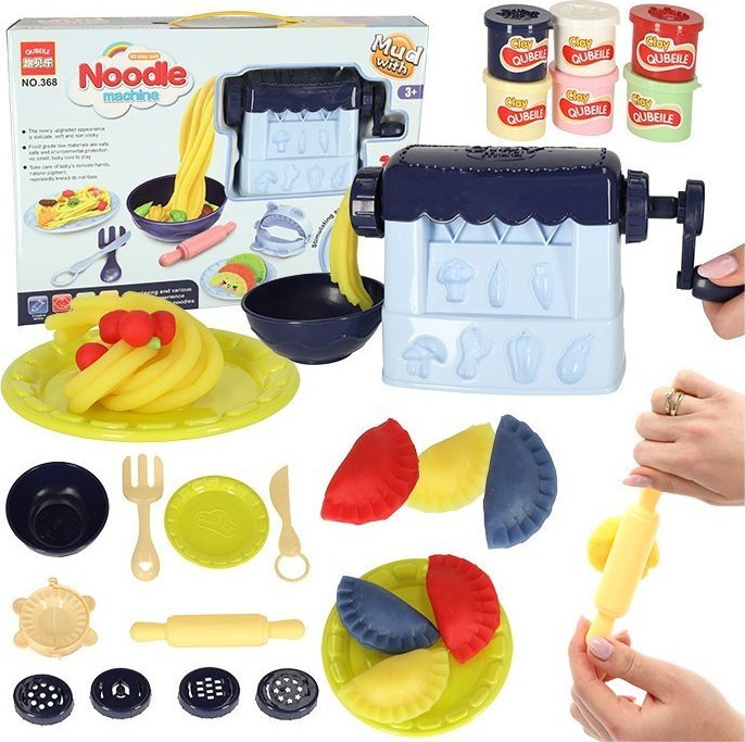 Maszynka makaronowa dla dzieci ciasto masa plastyczna zestaw
