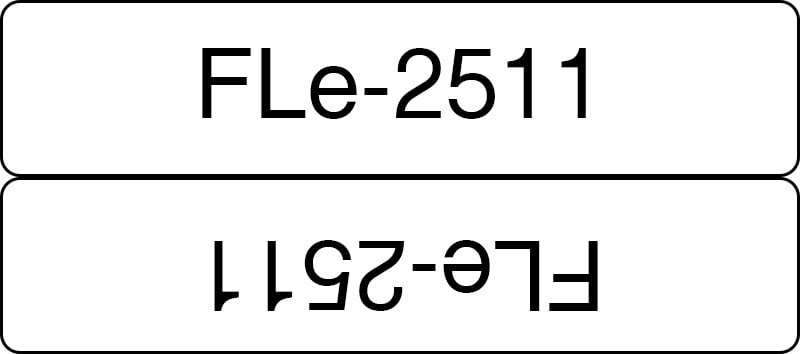 FLe-2511 label-making tape