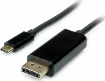 Adapter AV Secomp Kabel STANDARD Typ C - DisplayPort, M/M, 1 m