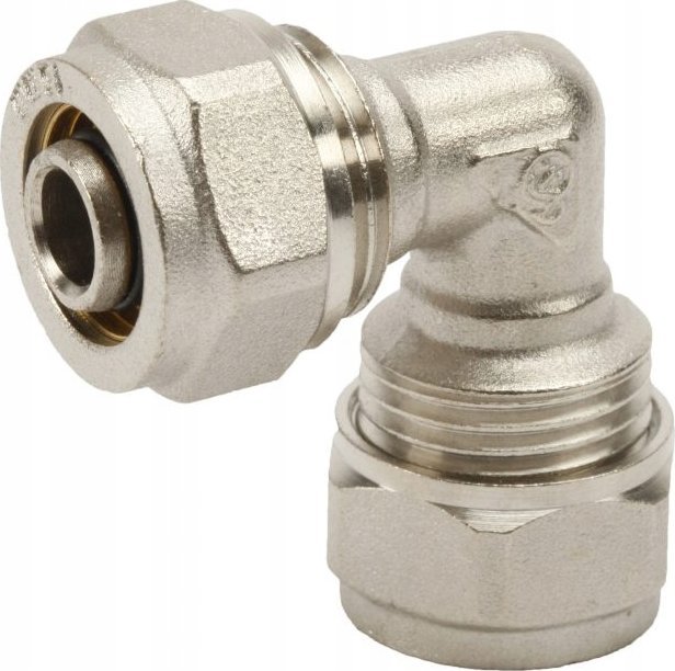 UN KOLANO PEX-AL-PEX CHROM 25*20 PODWÃJNE