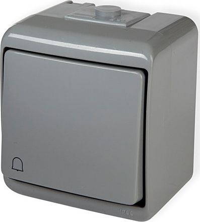 Karlik Junior przycisk dzwonek szary (10WHE-4)