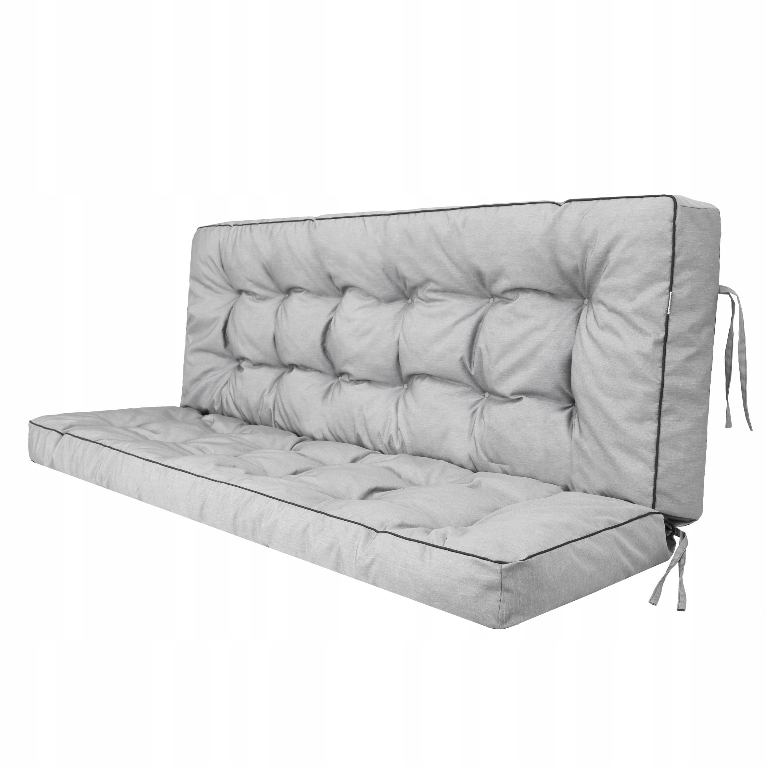 180 cm PODUSZKA POLA BEZ JAŚKÓW JASNO SZARA