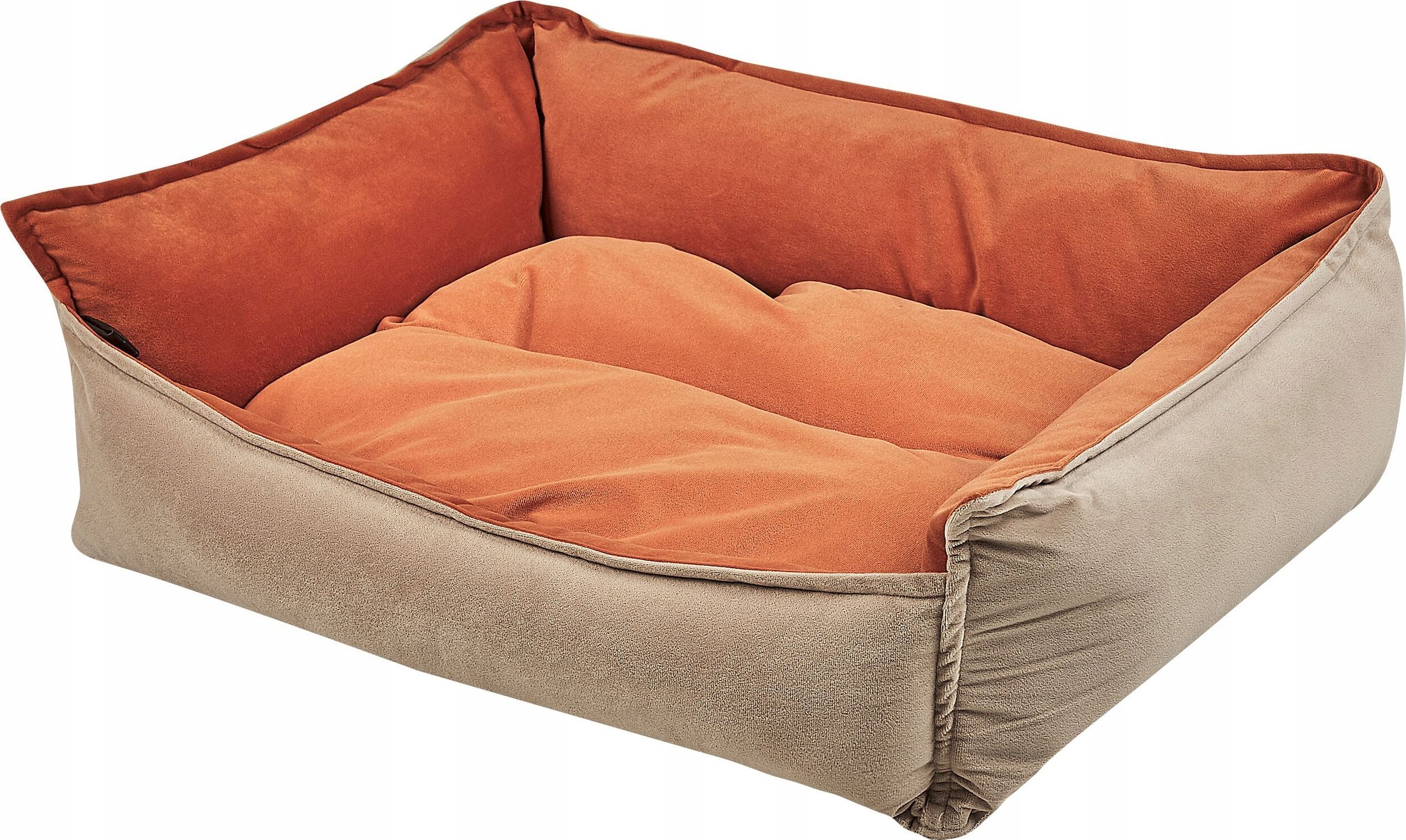 Beliani Dwustronne legowisko 70 x 60 cm pomarańczowo-beżowe IZMIR!