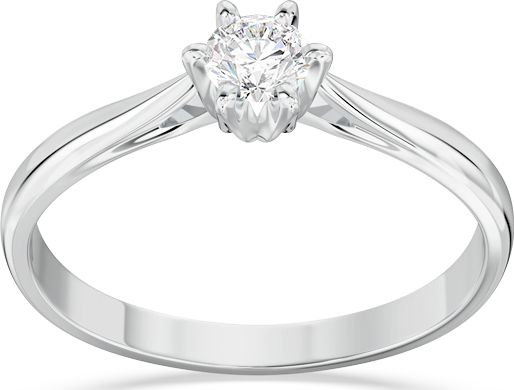 WĘC - Twój Jubiler Pierścionek z białego złota z białym szafirem AP-6622B 17 / UE- 57