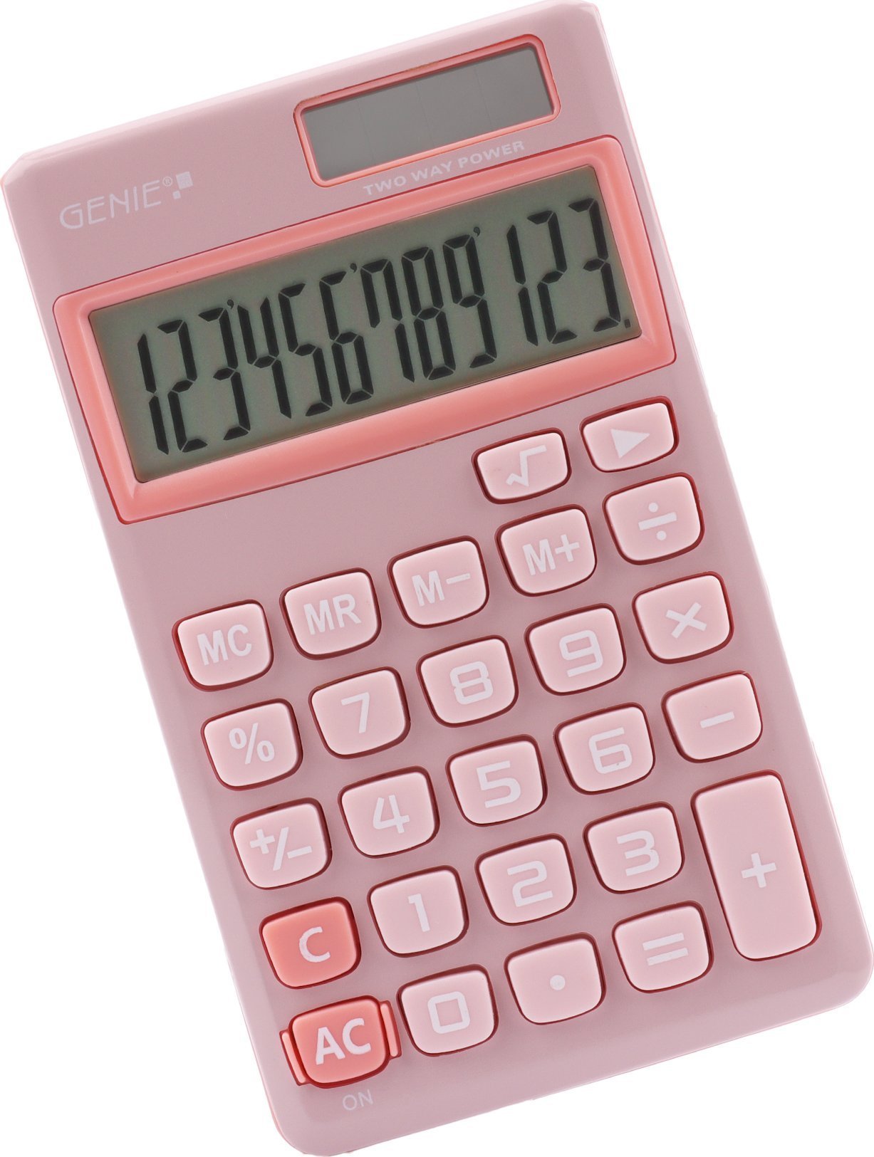 Kalkulator Genie Taschenrechner 212P pink