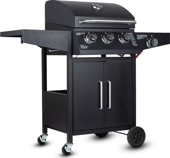 Maltec PartyTogether 3+1 Grill ogrodowy gazowy 11.6 kW 41 cm x 24 cm