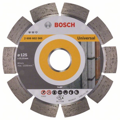 Bosch Diamentowa tarcza tnąca EXPERT FOR UNIVERSAL 125x22,2mm 2 608 602 565