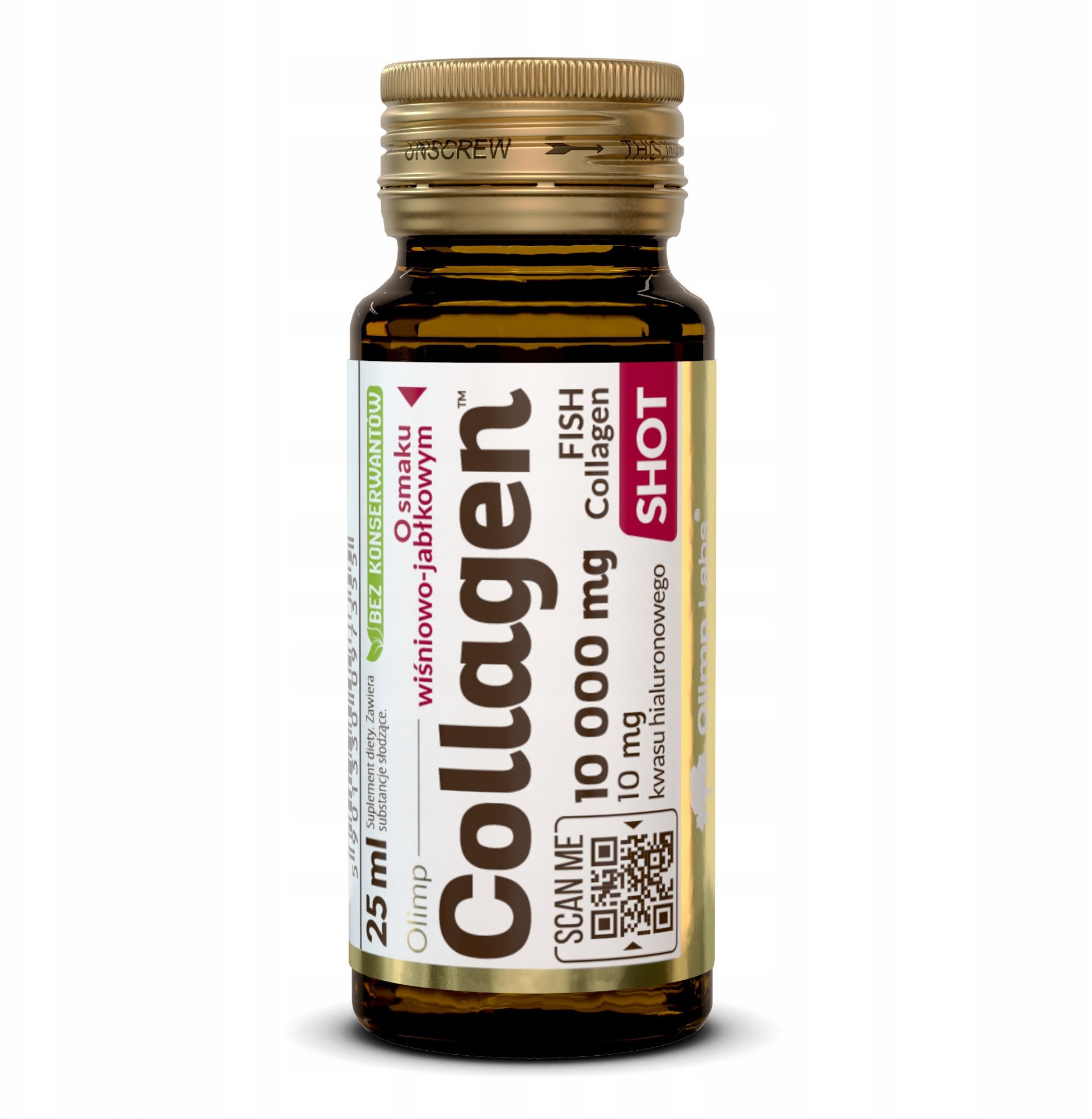 OLIMP LABS_Collagen Stawy Shot 11 000 mg suplement diety Wiśnia-Jabłko 25ml