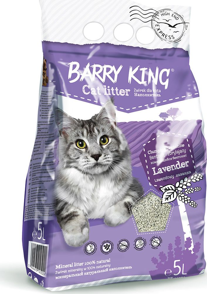 Żwirek dla kota Barry King Barry King Lawenda 5 l