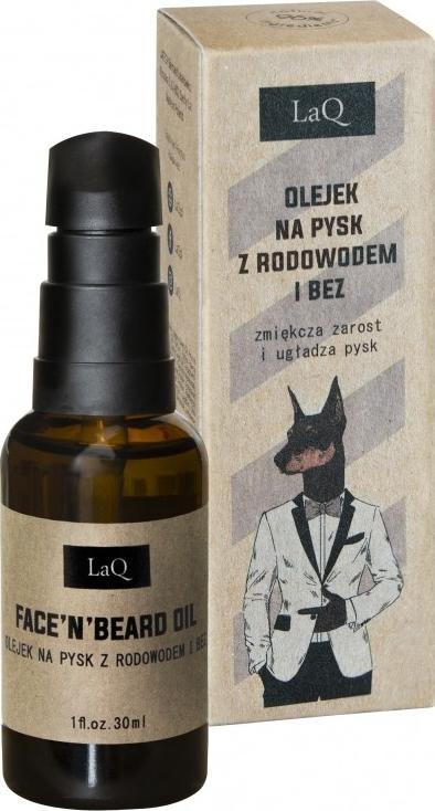 LaQ LAQ_Olejek na pysk z rodowodem i bez zmiękcza zarost i ugładza pysk 30ml
