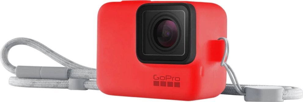 GoPro GP SLEEVE & LANYARD FIRECRACKER RED HERO 7 BLACK/SILVER/WHITE