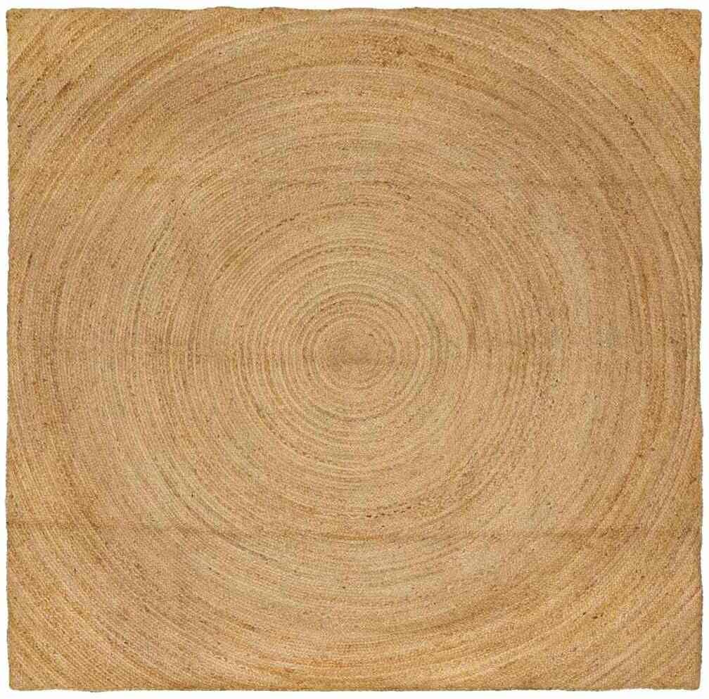 vidaXL Dywan Brązowy 200 x 200 cm Juta