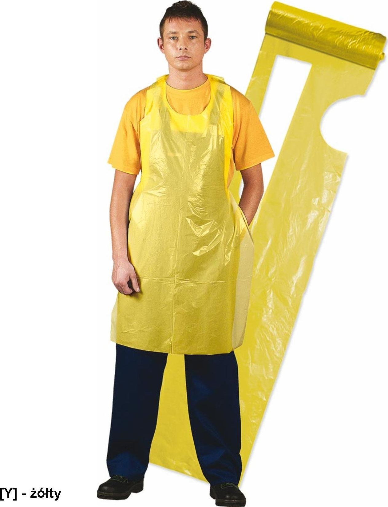 R.E.I.S. FFOL-ROLL FARTUCH FOLIOWY - 100 szt. w opakowaniu. - transparentny