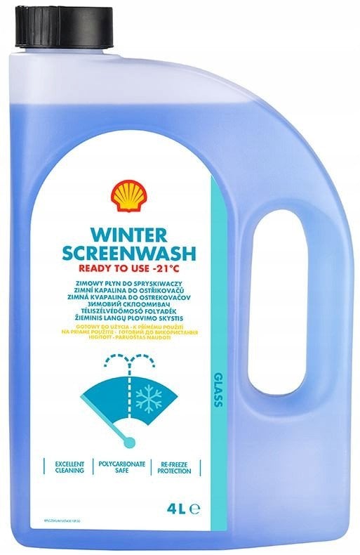 Winter window washer fluid SHELL, -21degC, 4l