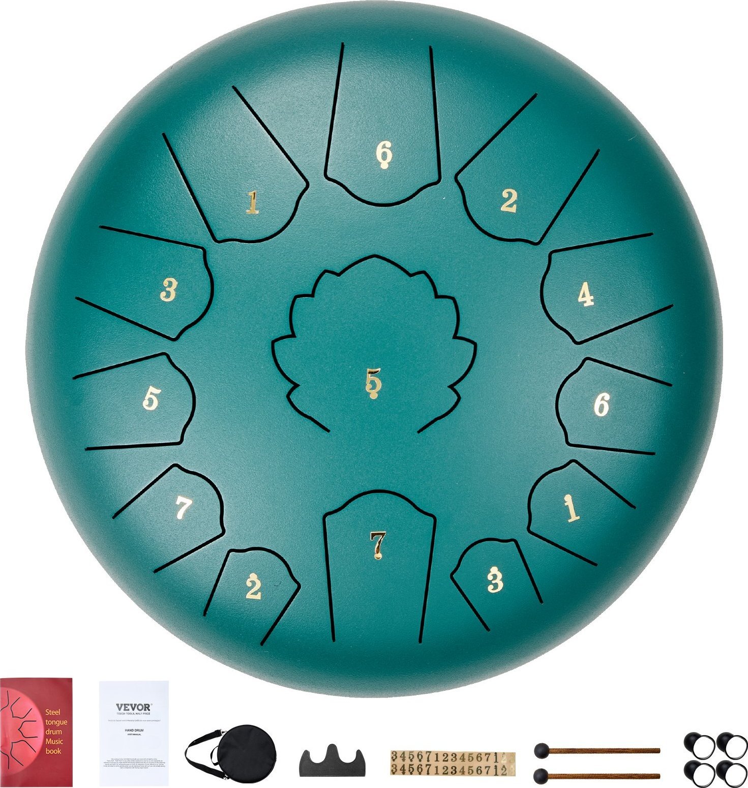 Bęben eteryczny 30,5 cm zielony