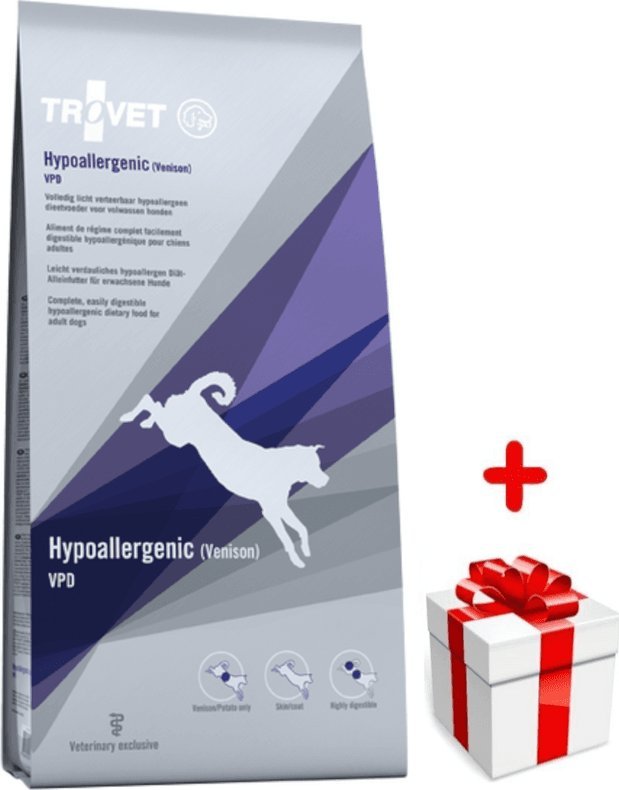 Trovet TROVET VPD Hypoallergenic - Venison (dla psa) 10kg + niespodzianka dla psa GRATIS!