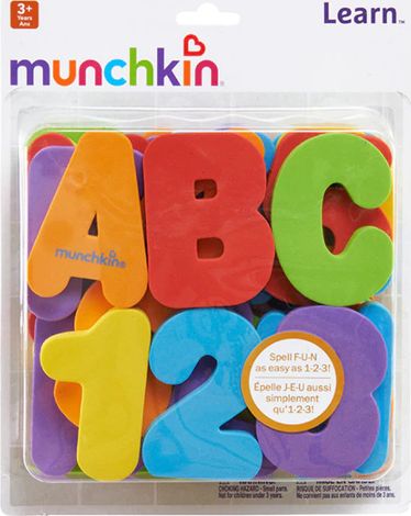 Munchkin PUZZLE KĄPIELOWE LITERKI I CYFERKI