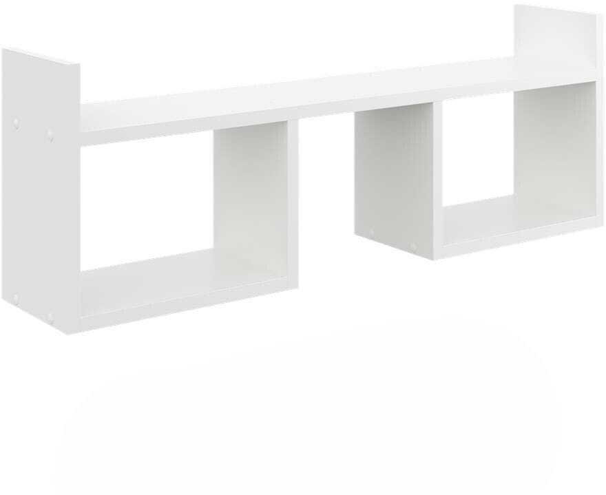 Półka wisząca, minimalistyczna, 90x18x32 cm, biały, mat