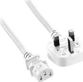 Kabel zasilający MicroConnect Power Cord UK Type G - C13 Biały 2m