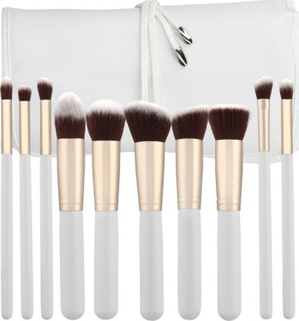 Mimo Zestaw 10 pędzli do makijażu