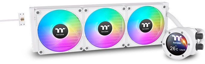 K Thermaltake Wasserkühlung Thermaltake TH420 V2 Ultra EX ARGB Sync All-In-One Liquid Cooler - Snow Edition
